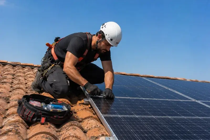 Maintenance et monitoring de panneaux solaires à Saint-Martin-du-Mont